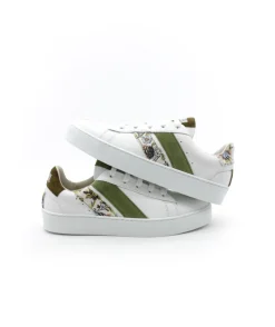 Caval High Slash Green Floral